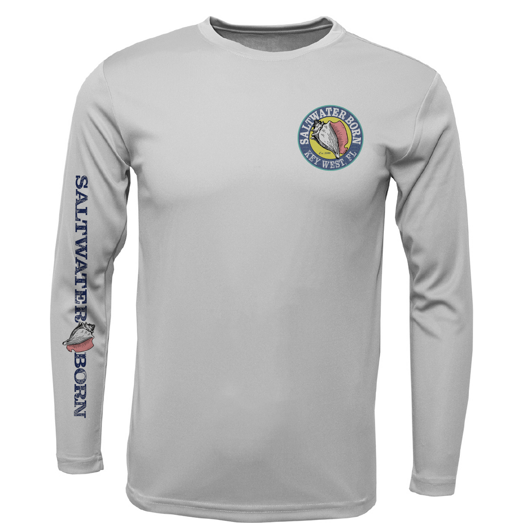 Key West, FL Jumbo Shrimp Long Sleeve UPF 50+ Dry-Fit Shirt