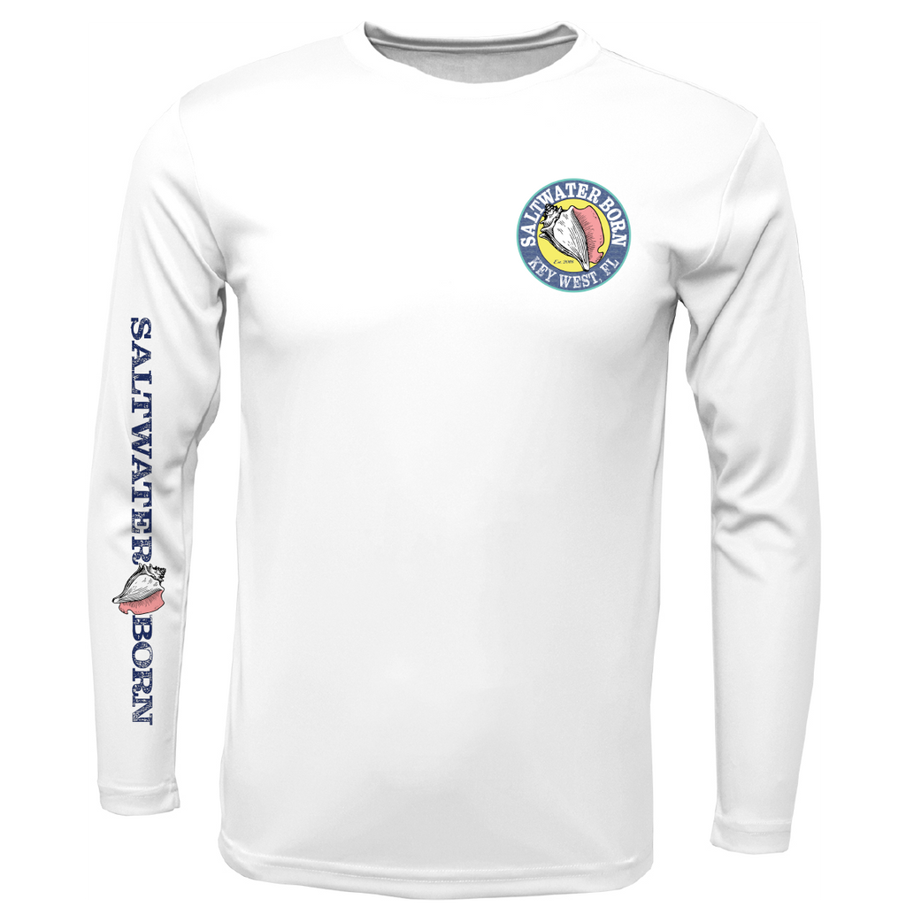 Key West, FL Jumbo Shrimp Long Sleeve UPF 50+ Dry-Fit Shirt