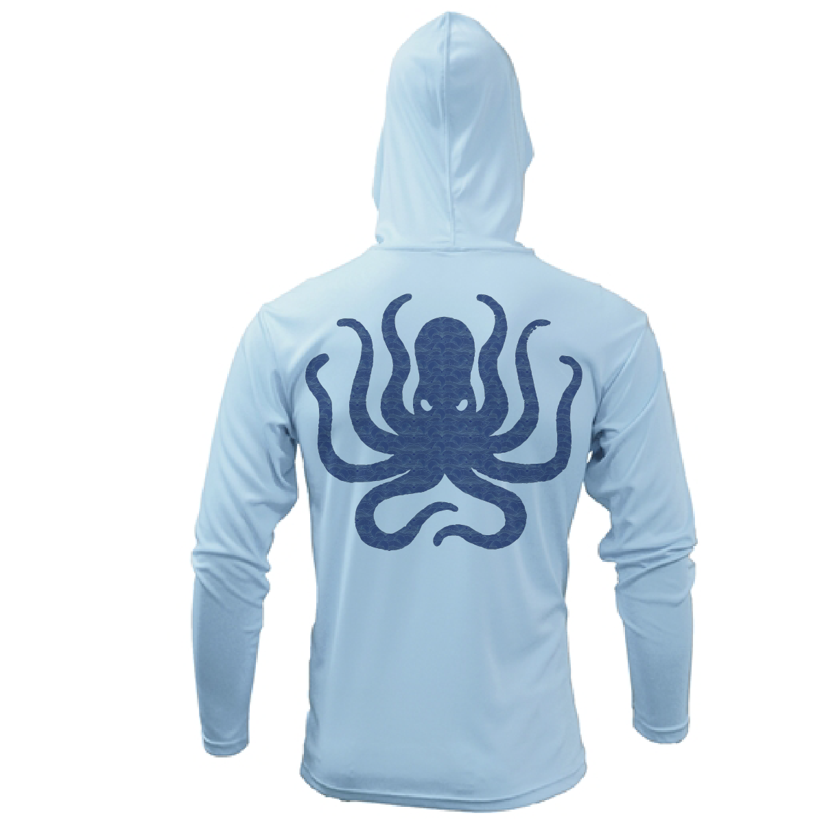 Texas Freshwater Born Kraken Men's Long Sleeve UPF 50+ Dry-Fit Hoodie
