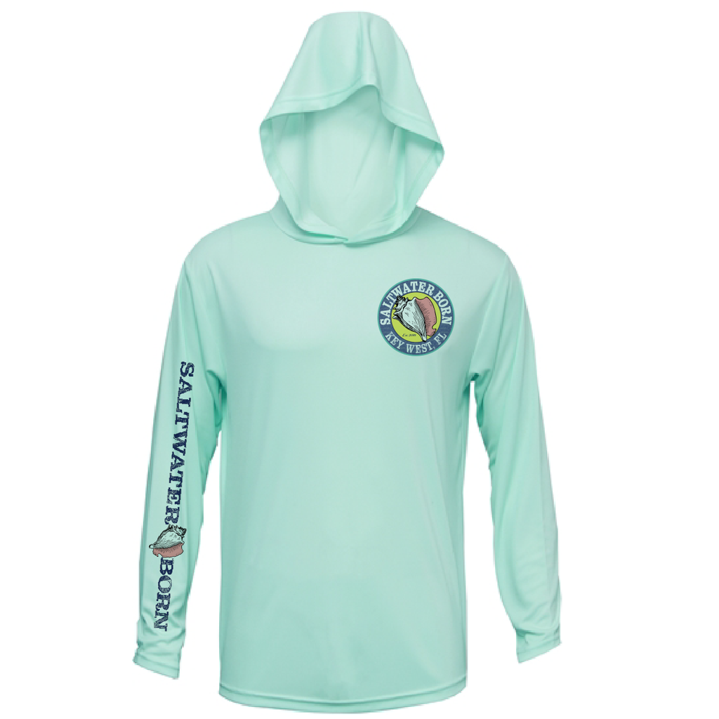 Key West, FL Stone Crab Long Sleeve UPF 50+ Dry-Fit Hoodie
