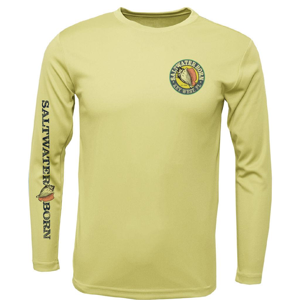 Key West, FL Kraken Men's Long Sleeve UPF 50+ Dry-Fit Shirt