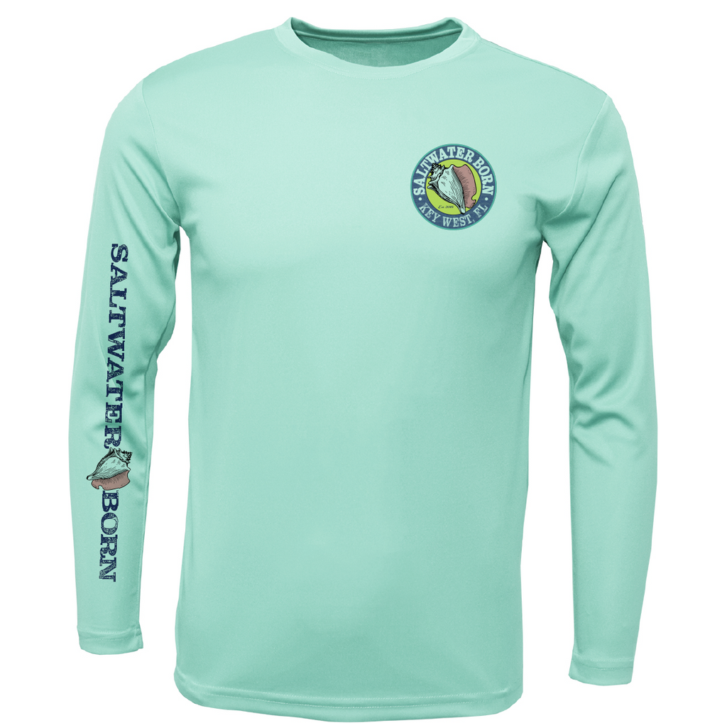 Key West, FL Kraken Men's Long Sleeve UPF 50+ Dry-Fit Shirt