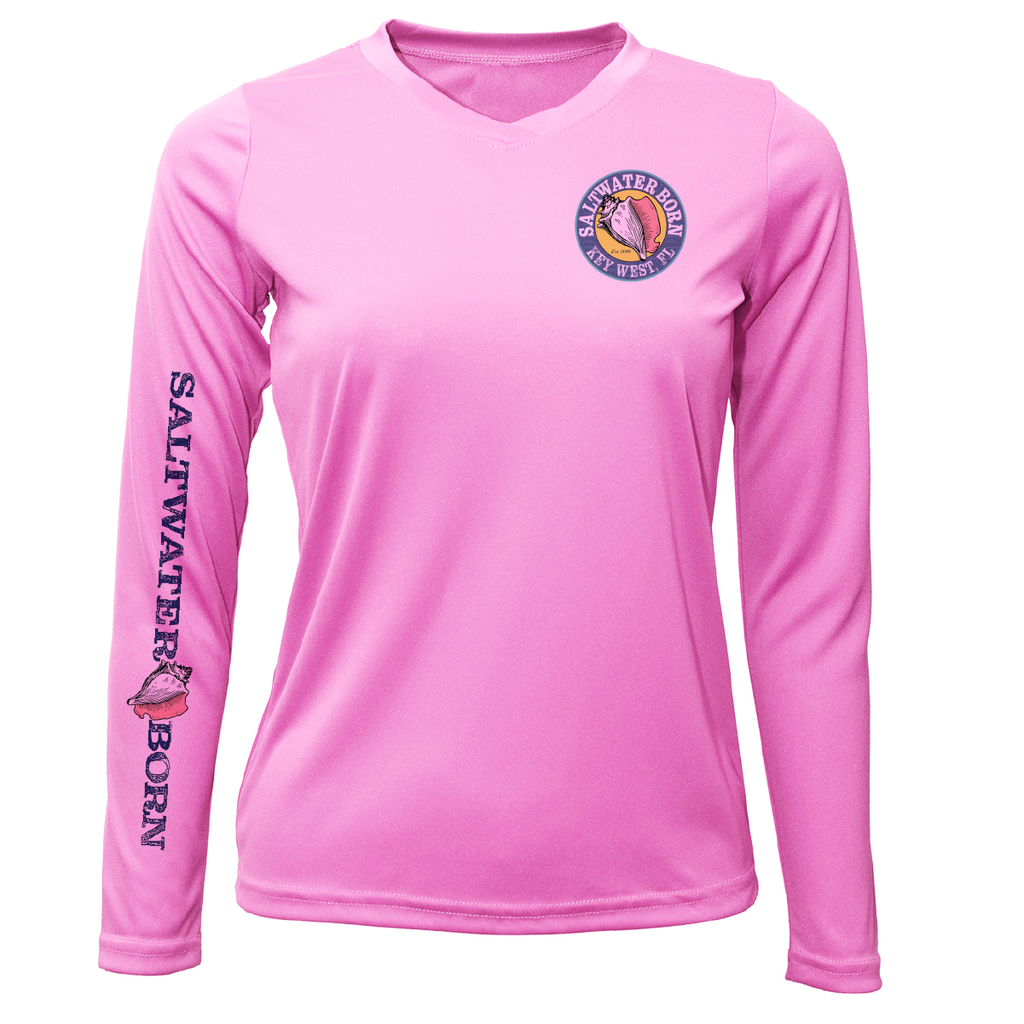 Key West "The Beach Gives me Porpoise" Women's Long Sleeve UPF 50+ Dry-Fit Shirt