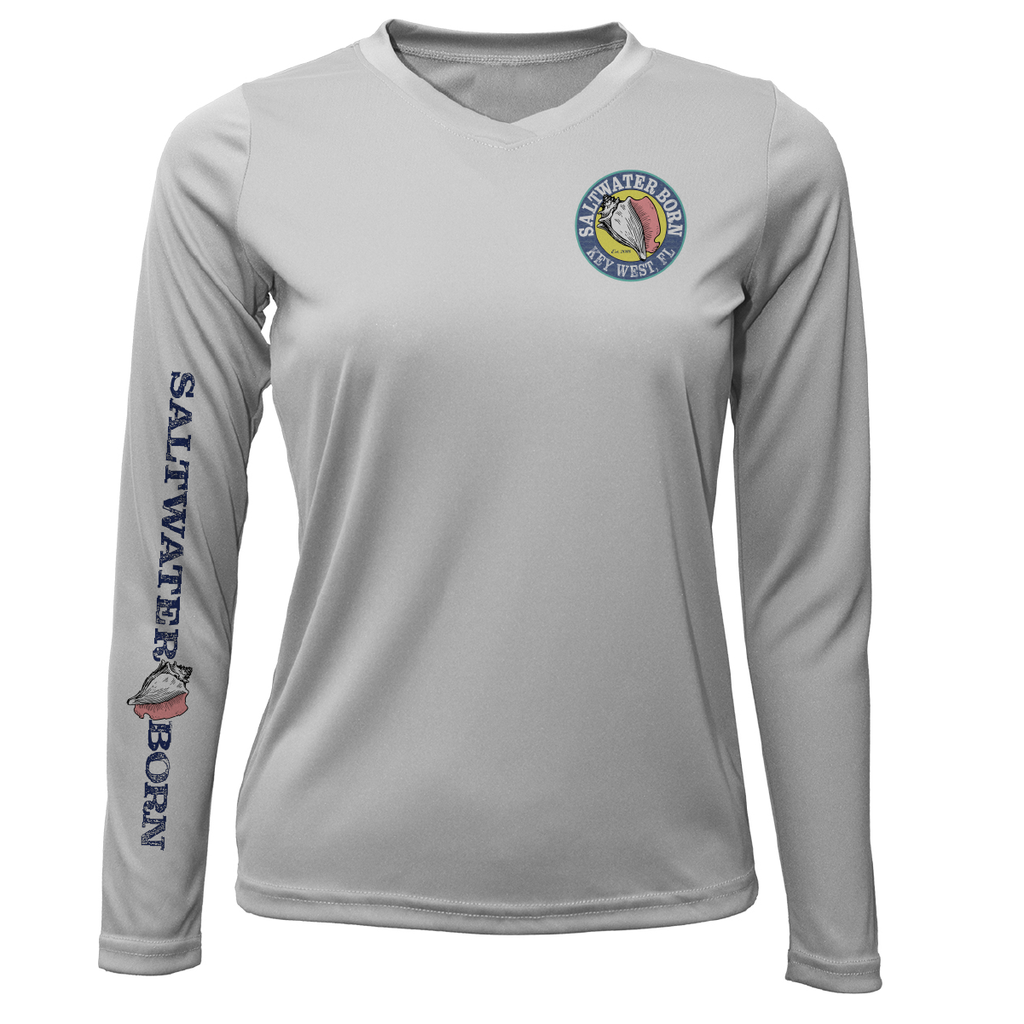 Key West "The Beach Gives me Porpoise" Women's Long Sleeve UPF 50+ Dry-Fit Shirt