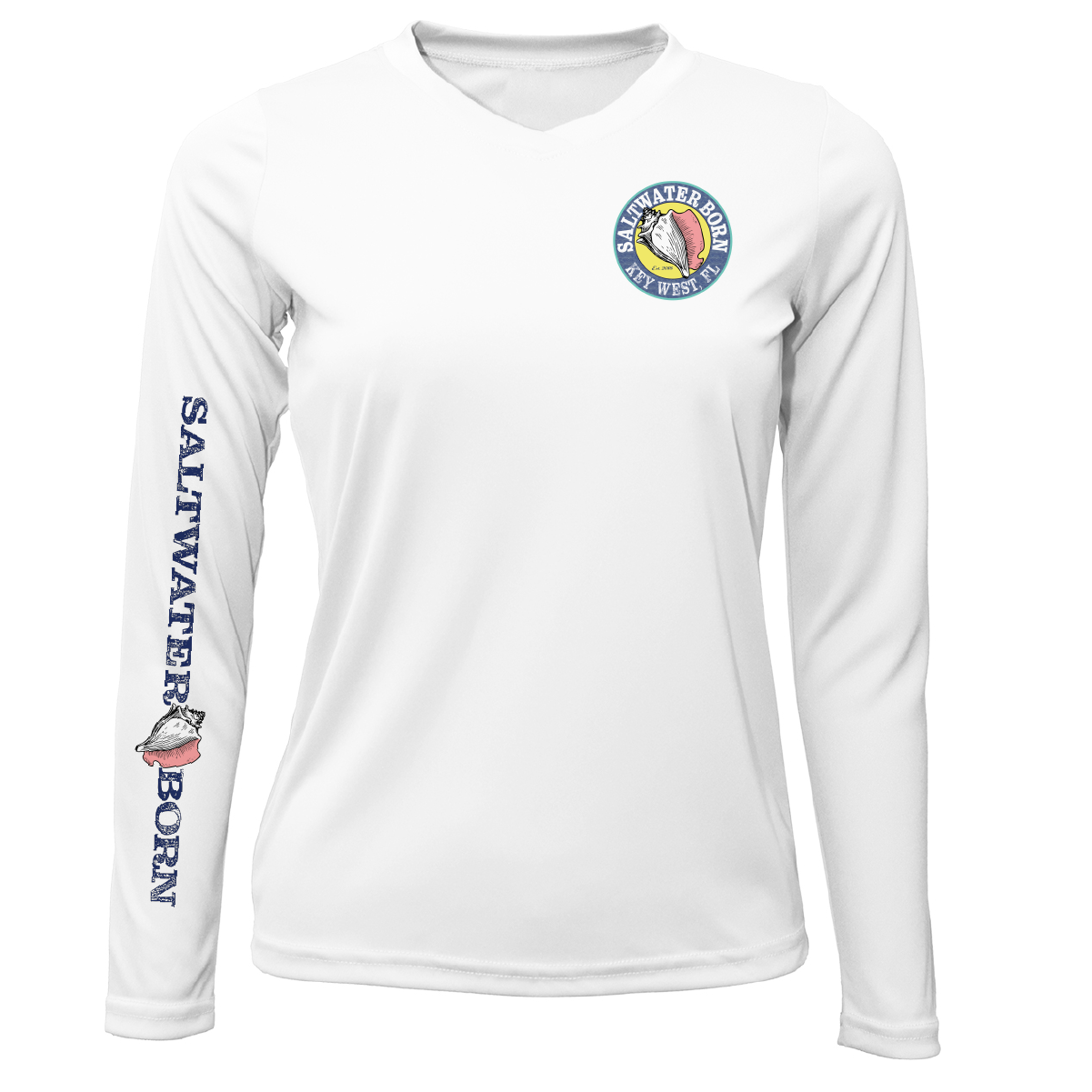Key West "The Beach Gives me Porpoise" Women's Long Sleeve UPF 50+ Dry-Fit Shirt