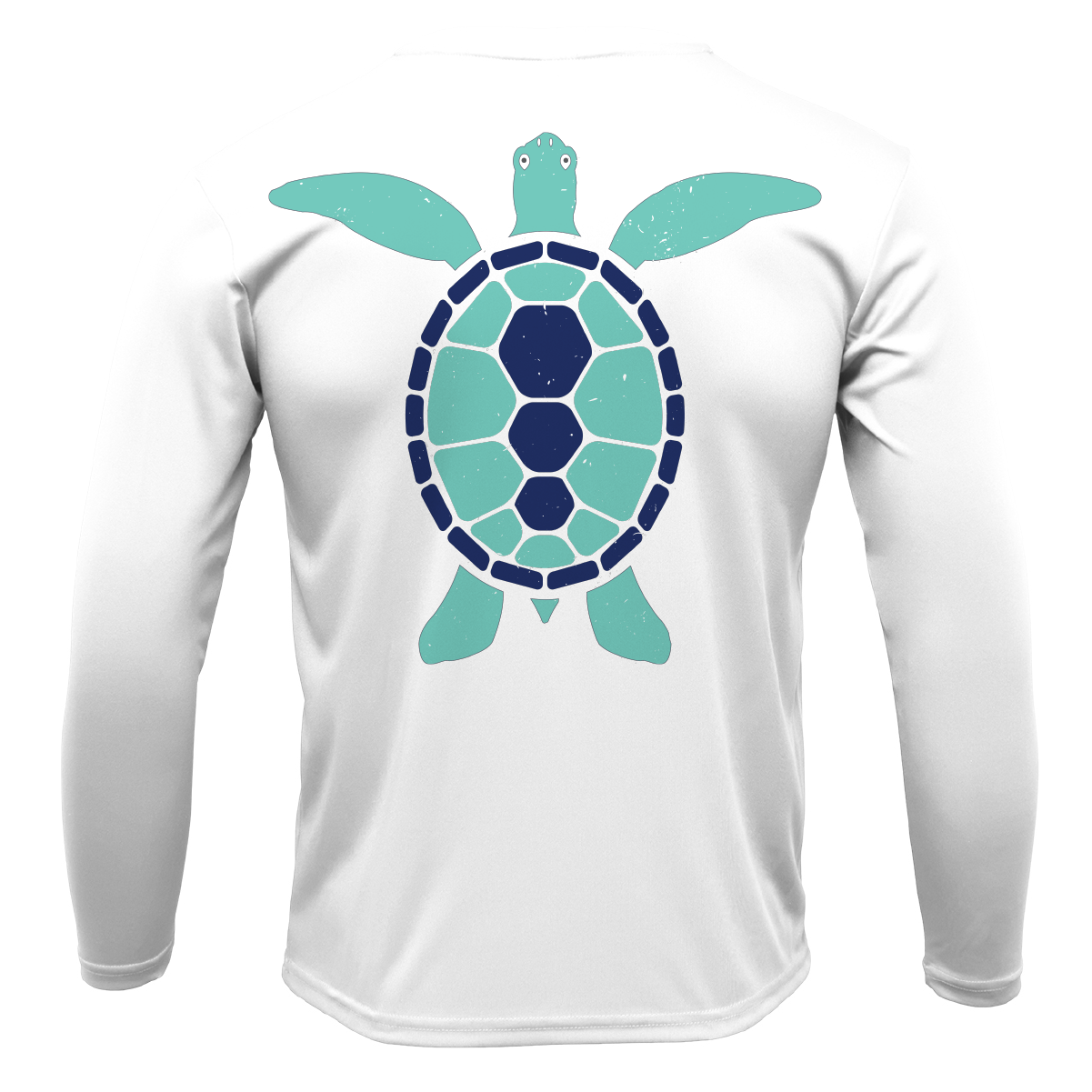 Key West, FL Turtle Men's Long Sleeve UPF 50+ Dry-Fit Shirt