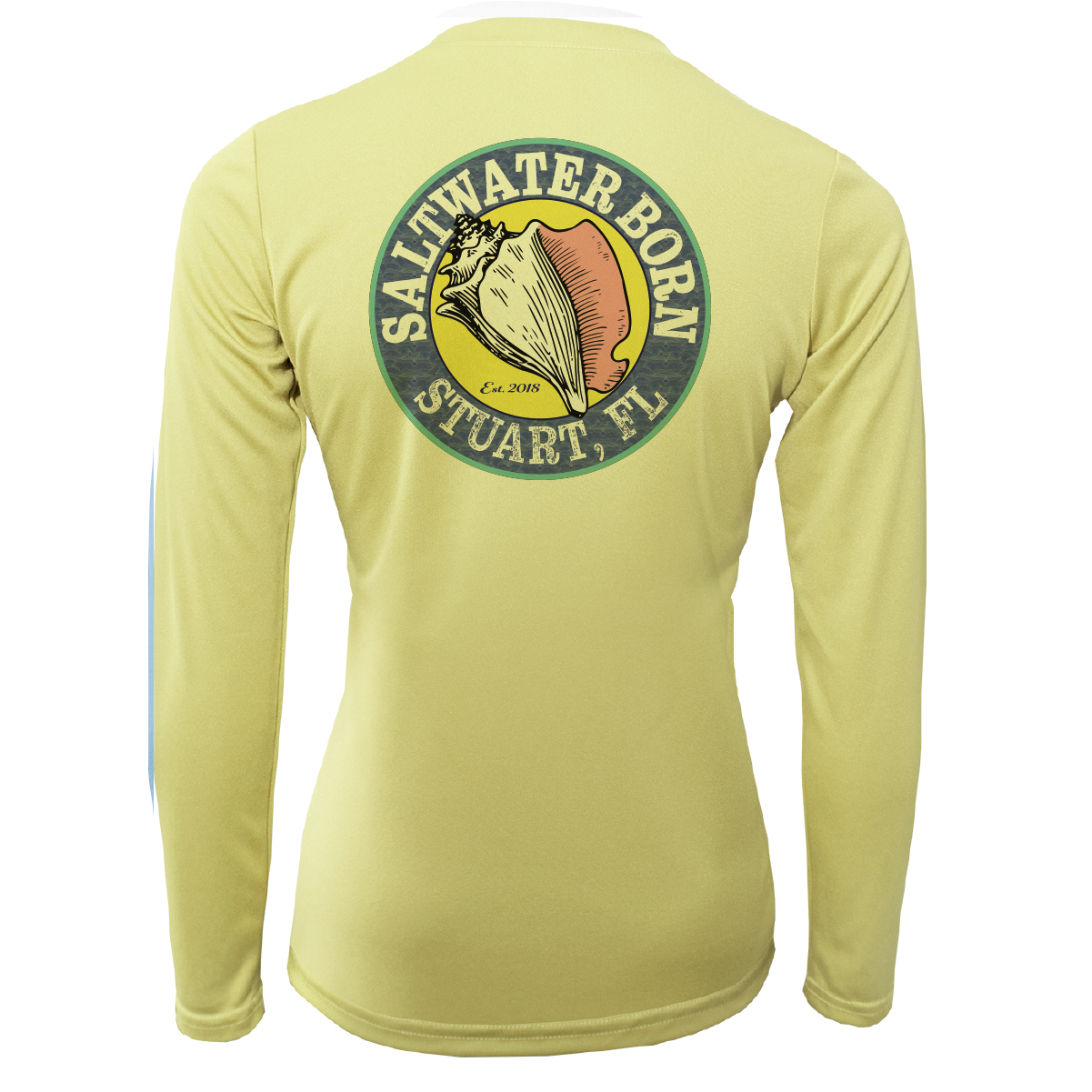 Linear Logo Stuart Florida Girl Long Sleeve UPF 50+ Dry-Fit Shirt