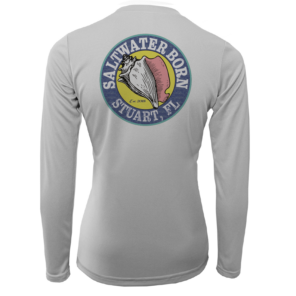 Lat/Long Stuart Florida Girl Long Sleeve UPF 50+ Dry-Fit Shirt