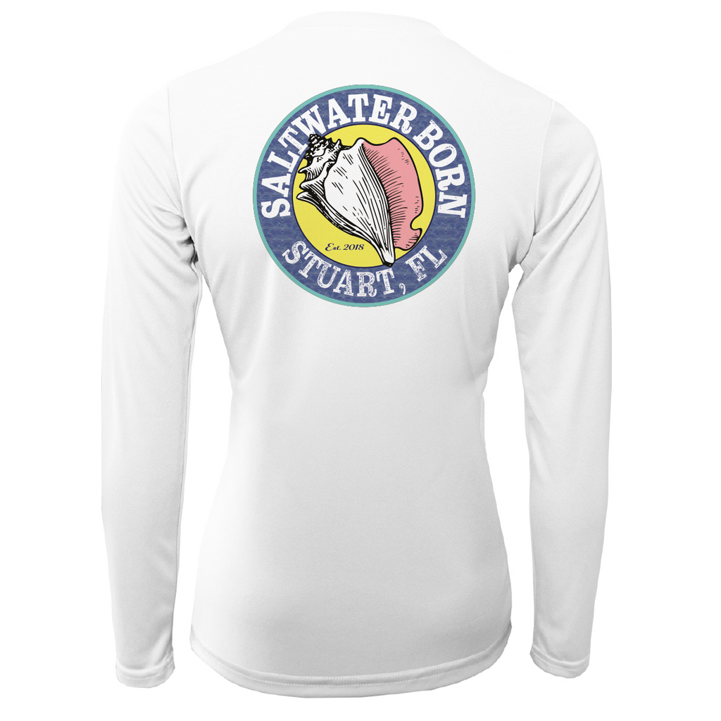 Stuart "Saltwater Hair...Don't Care" Long Sleeve UPF 50+ Dry-Fit Shirt