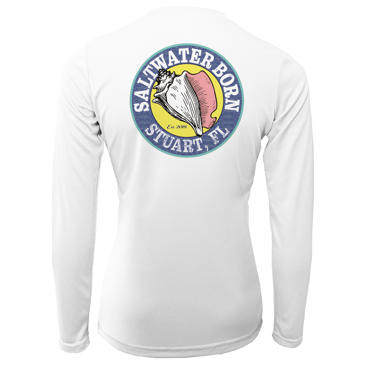 Stuart "Saltwater Hair...Don't Care" Long Sleeve UPF 50+ Dry-Fit Shirt