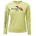 Linear Logo Stuart Florida Girl Long Sleeve UPF 50+ Dry-Fit Shirt