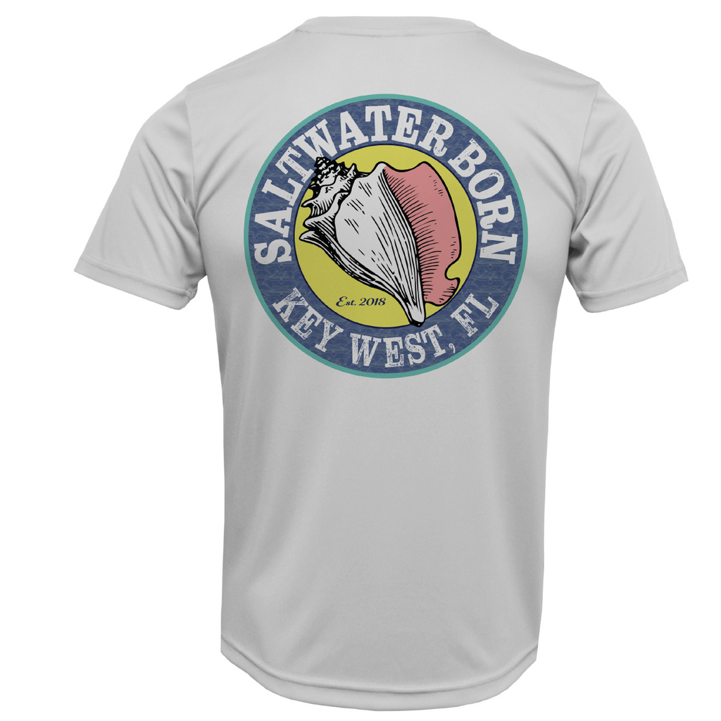 Key West, FL Mahi on Chest Short Sleeve UPF 50+ Dry-Fit Shirt