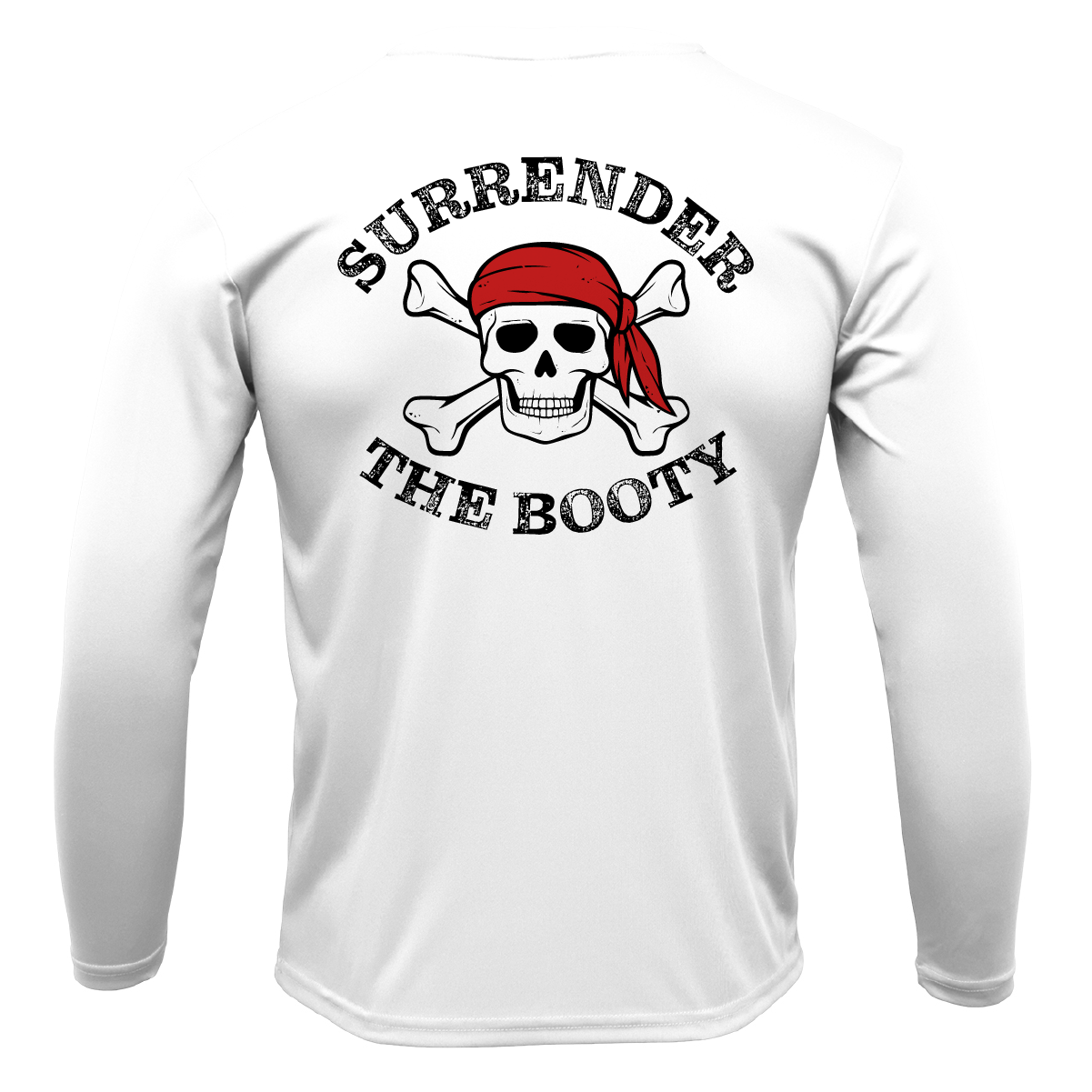 Freshwater Born "Live Love Lake" Surrender the Booty Men's Long Sleeve UPF 50+ Dry-Fit Shirt