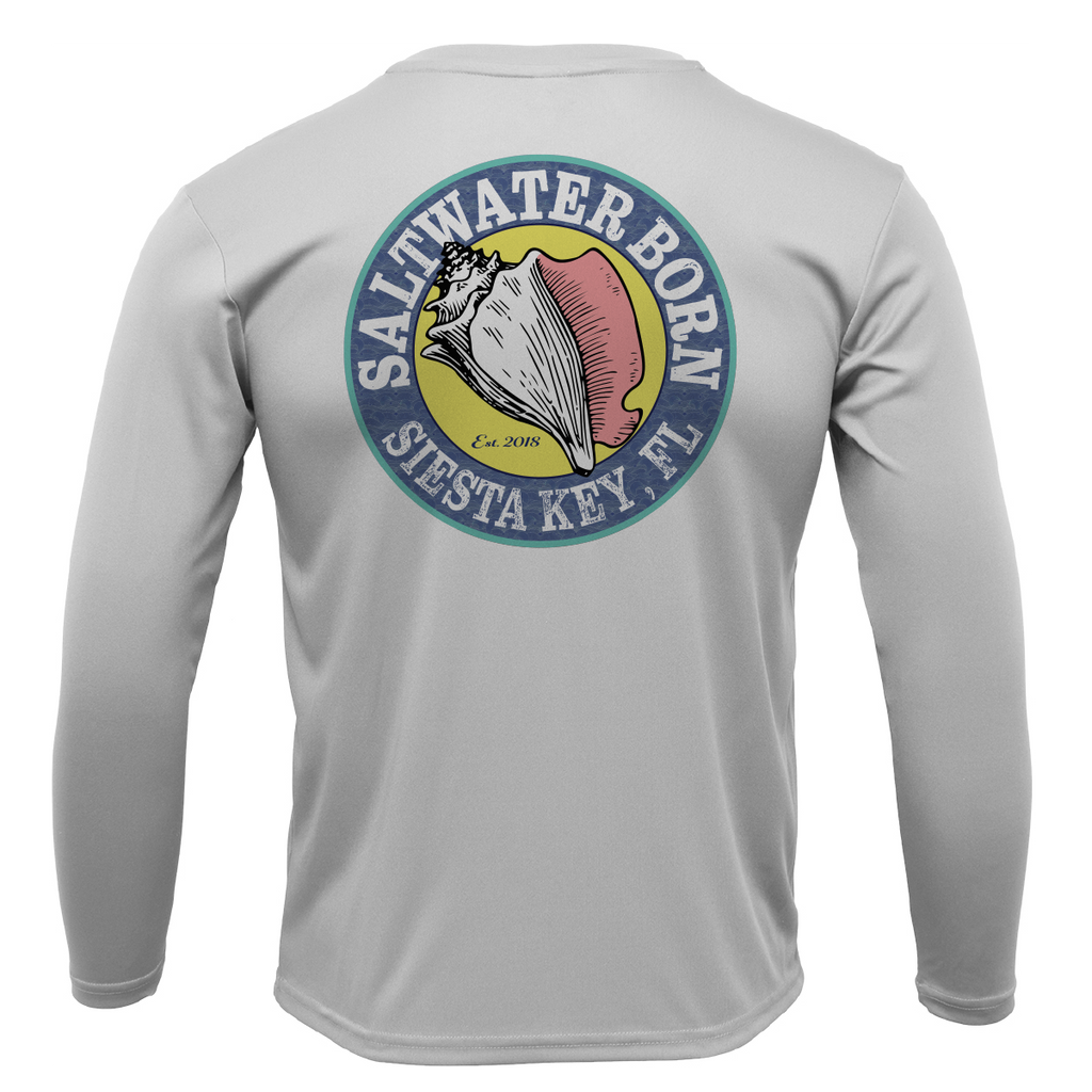 Siesta Key, FL USA Born Long Sleeve UPF 50+ Dry-Fit Shirt