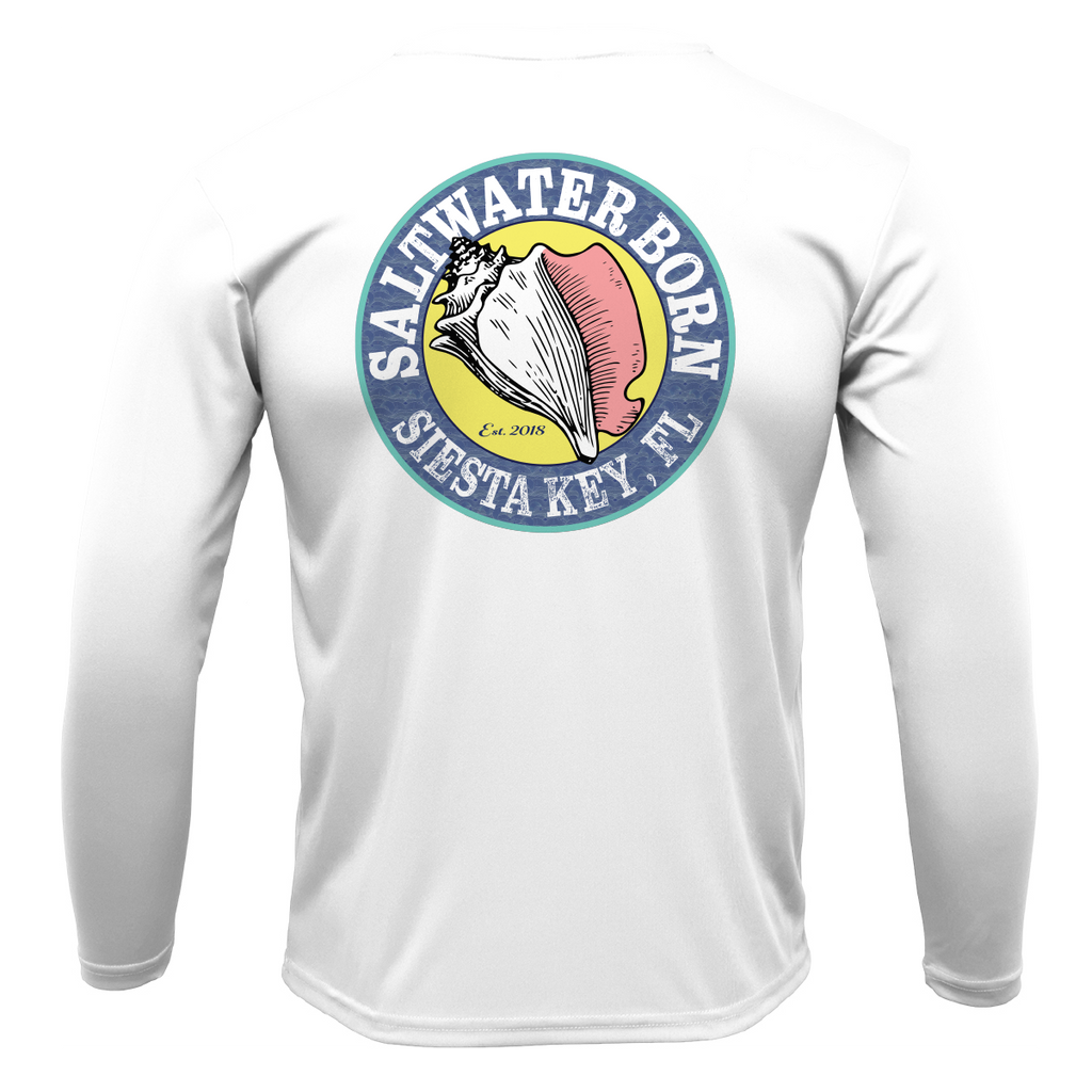 Siesta Key, FL USA Born Long Sleeve UPF 50+ Dry-Fit Shirt