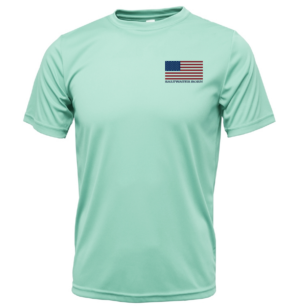 USA Snook Short Sleeve UPF 50+ Dry-Fit Shirt