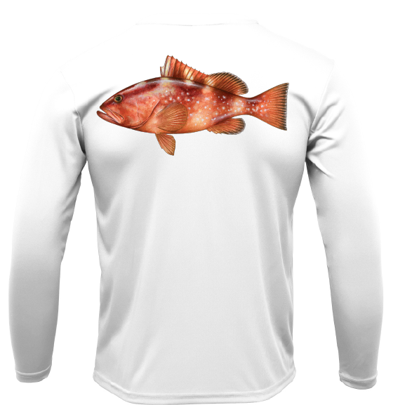 USA Grouper Long Sleeve UPF 50+ Dry-Fit Shirt
