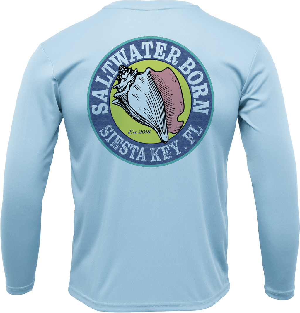 Siesta Key, FL Hogfish Diver Long Sleeve UPF 50+ Dry-Fit Shirt
