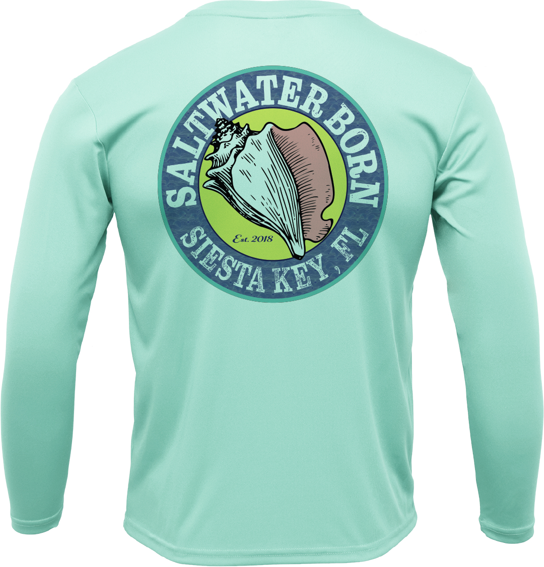 SK, FL Turtle on Chest Long Sleeve UPF 50+ Dry-Fit Shirt
