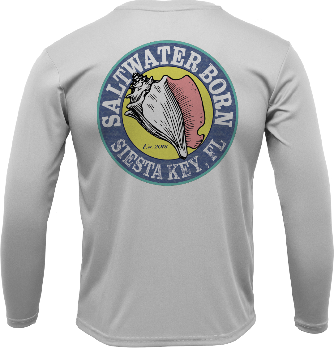 Siesta Key, FL Florida Diver Long Sleeve UPF 50+ Dry-Fit Shirt