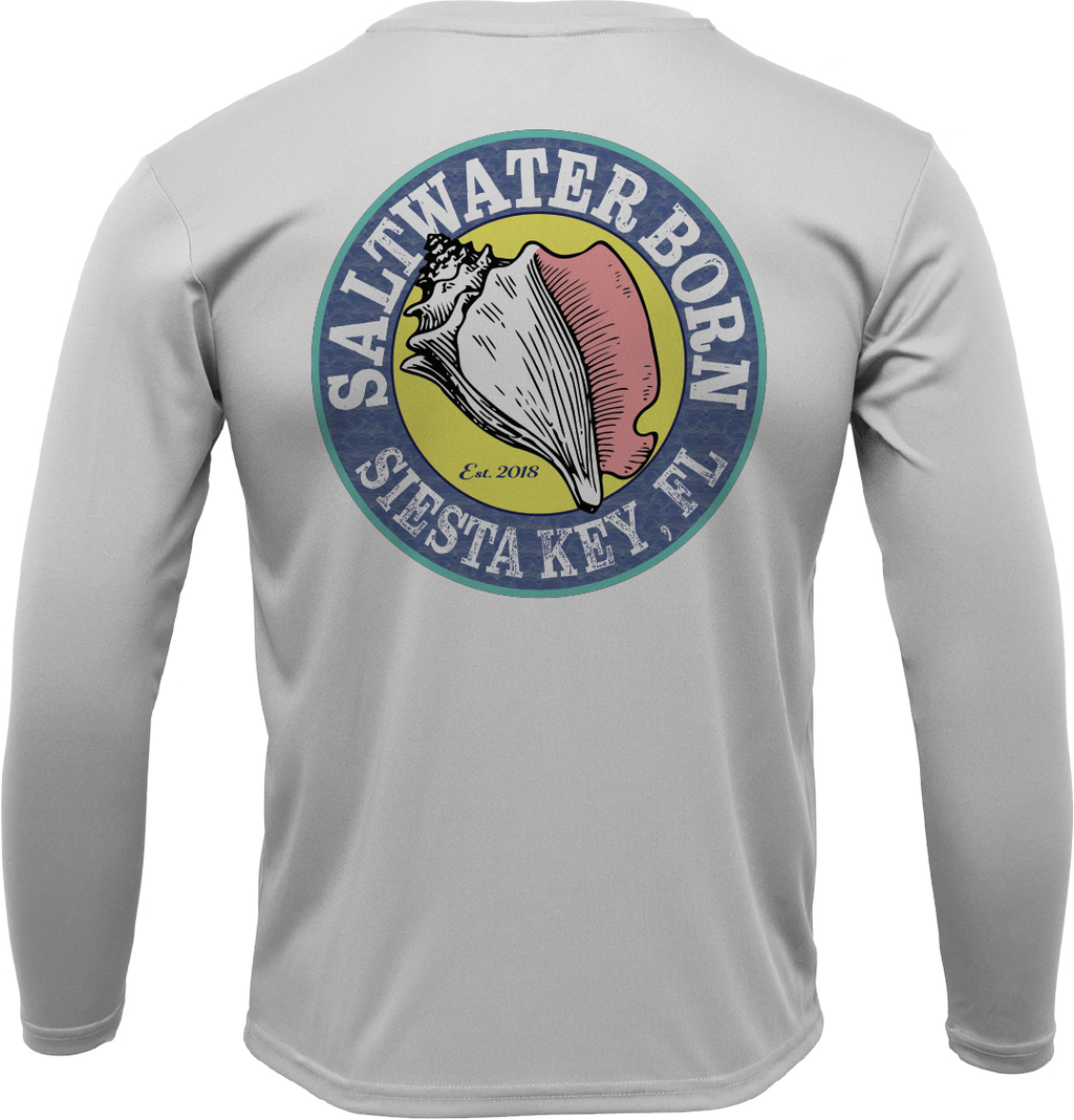 SK Mahi on Chest Long Sleeve UPF 50+ Dry-Fit Shirt