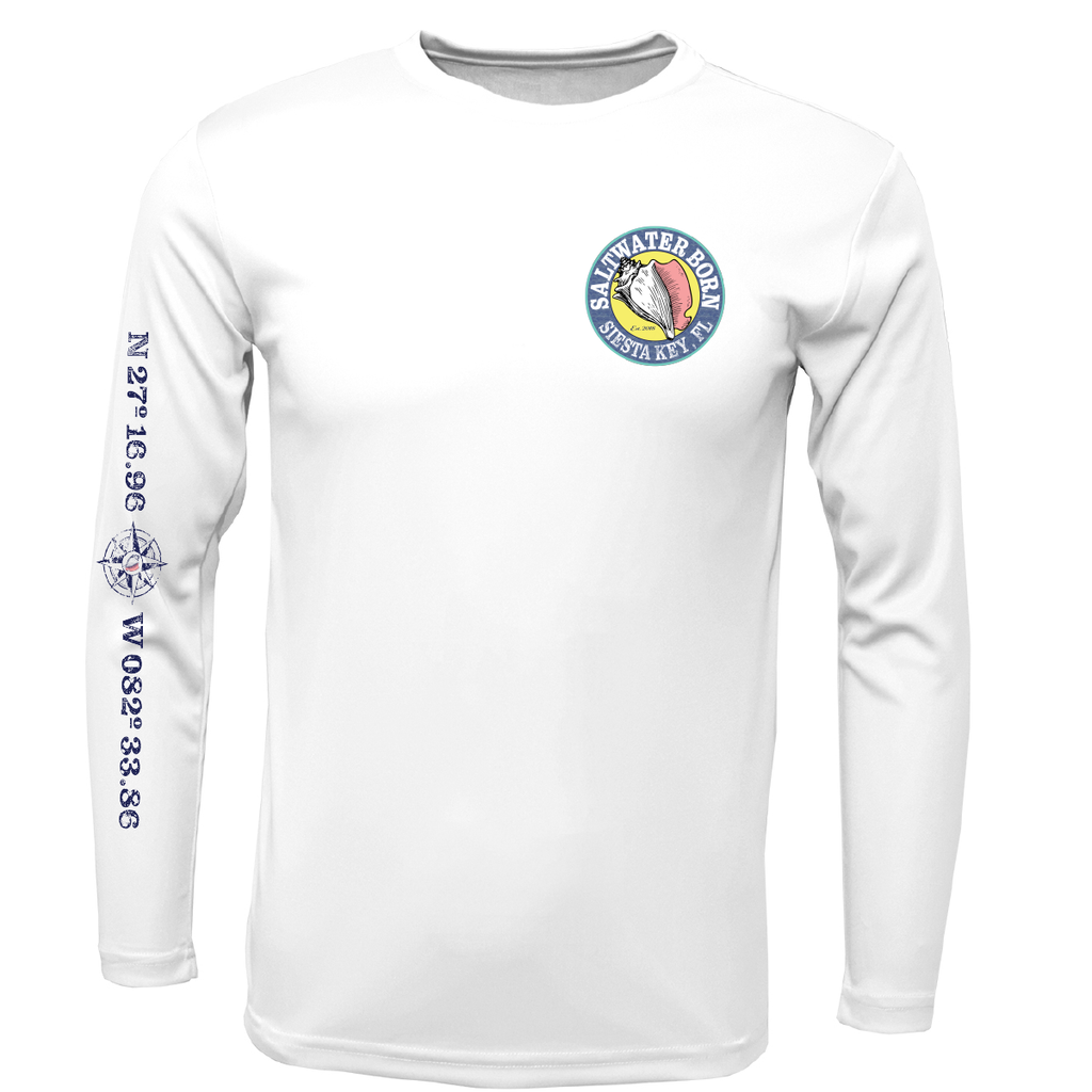 Siesta Key, FL Tuna Long Sleeve UPF 50+ Dry-Fit Shirt