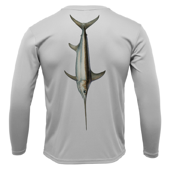 Siesta Key, FL Trophy Sword Long Sleeve UPF 50+ Dry-Fit Shirt