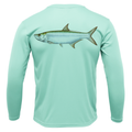 Siesta Key, FL Tarpon Long Sleeve UPF 50+ Dry-Fit Shirt