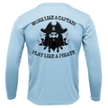 North Carolina Blackbeard Long Sleeve UPF 50+ Dry-Fit Shirt