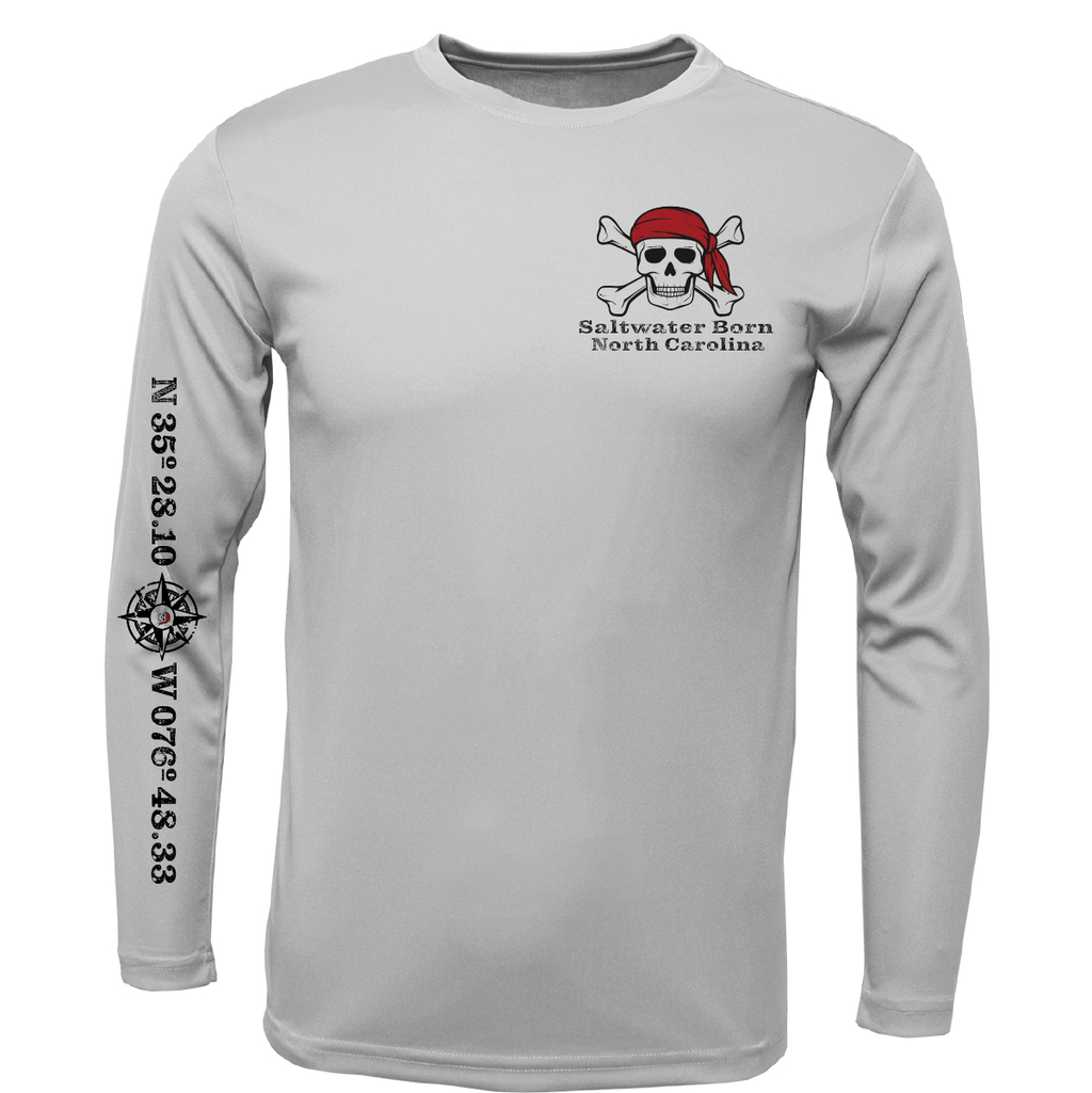 North Carolina Blackbeard Long Sleeve UPF 50+ Dry-Fit Shirt