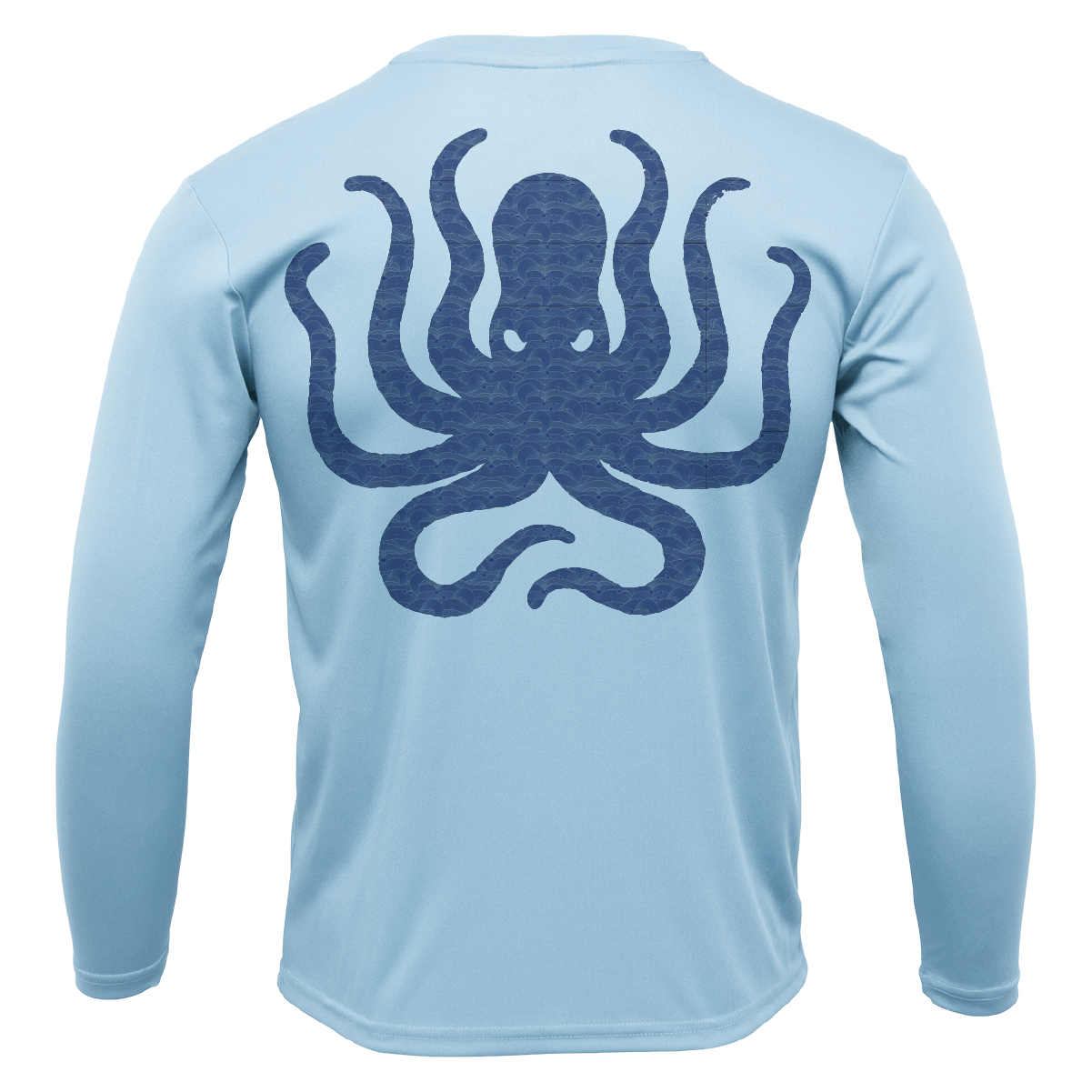 DFW, TX Freshwater Born Kraken Men's Long Sleeve UPF 50+ Dry-Fit Shirt