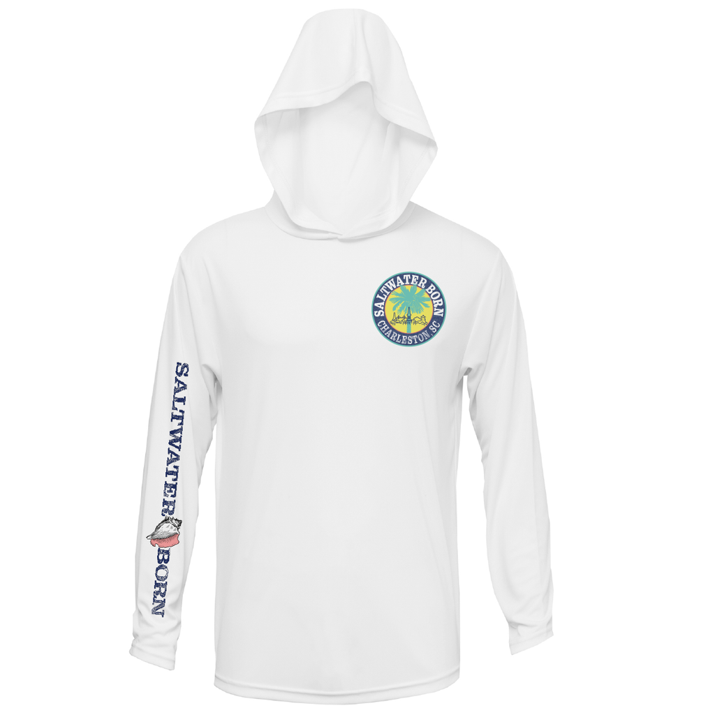 Charleston, SC Kraken Palmetto Logo Men's Long Sleeve UPF 50+ Dry-Fit Hoodie