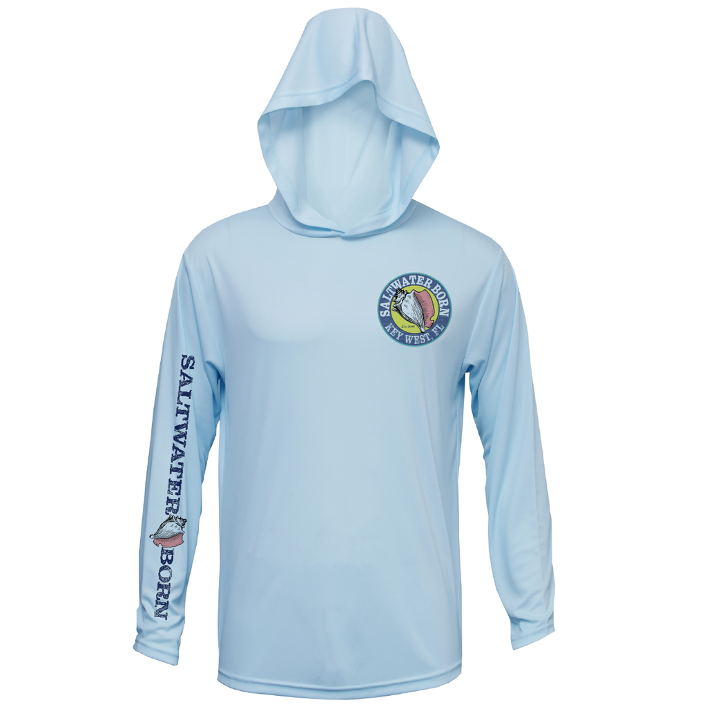 Key West, FL Island Time Long Sleeve UPF 50+ Dry-Fit Hoodie