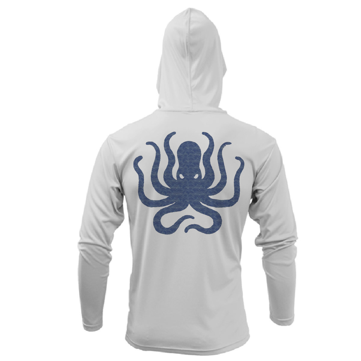 Michigan Freshwater Born Kraken Men's Long Sleeve UPF 50+ Dry-Fit Hoodie