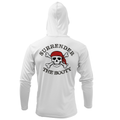 Michigan Freshwater Born "Surrender The Booty" Men's Long Sleeve UPF 50+ Dry-Fit Hoodie