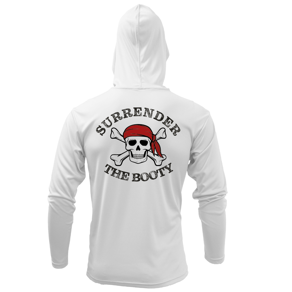 Siesta Key, FL "Surrender The Booty" Long Sleeve UPF 50+ Dry-Fit Hoodie