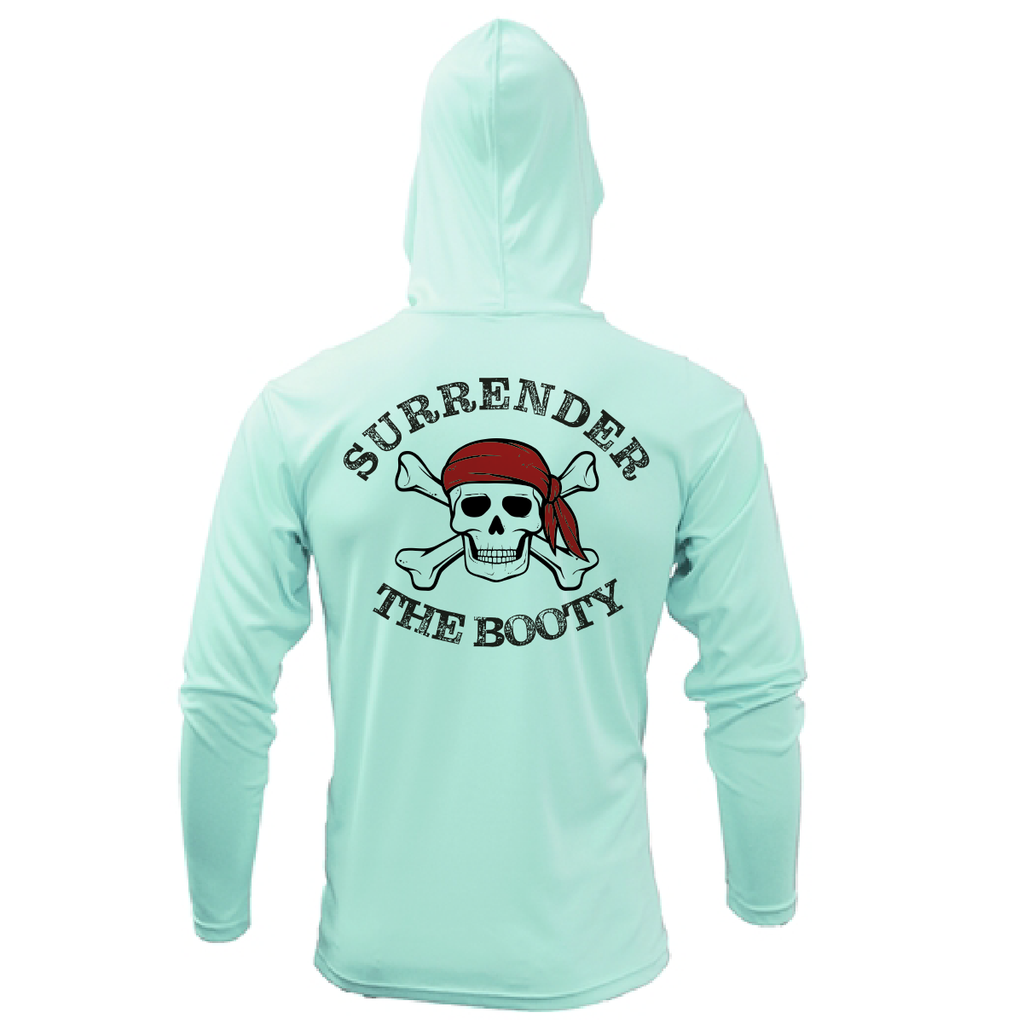 Texas Freshwater Born "Surrender The Booty" Men's Long Sleeve UPF 50+ Dry-Fit Hoodie