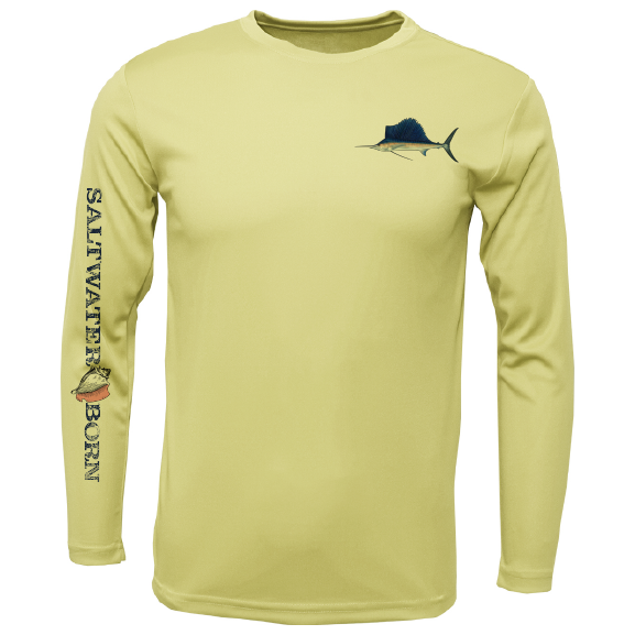 SK Sailfish on Chest Long Sleeve UPF 50+ Dry-Fit Shirt