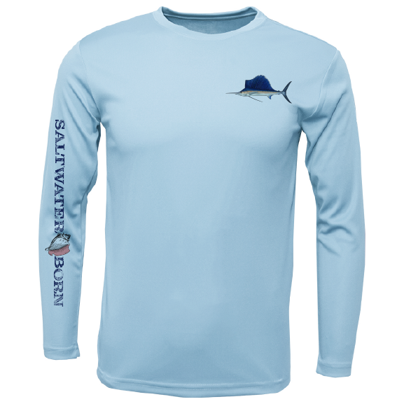 Clean Sailfish Long Sleeve UPF 50+ Dry-Fit Shirt
