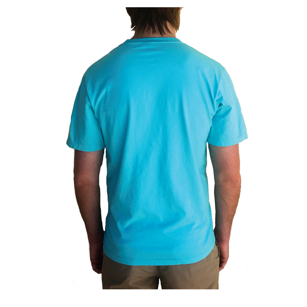 Key West, Florida Circle Logo Saltwater Born Tee