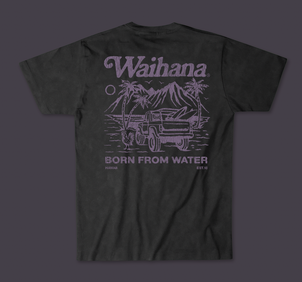 Purple Sands Premium Acid Washed Pima T-Shirt
