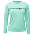 Michigan Freshwater Born Linear Logo Women's Long Sleeve UPF 50+ Dry-Fit Shirt