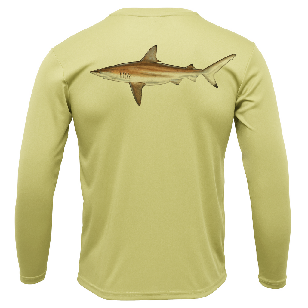 Siesta Key, FL Blacktip Long Sleeve UPF 50+ Dry-Fit Shirt