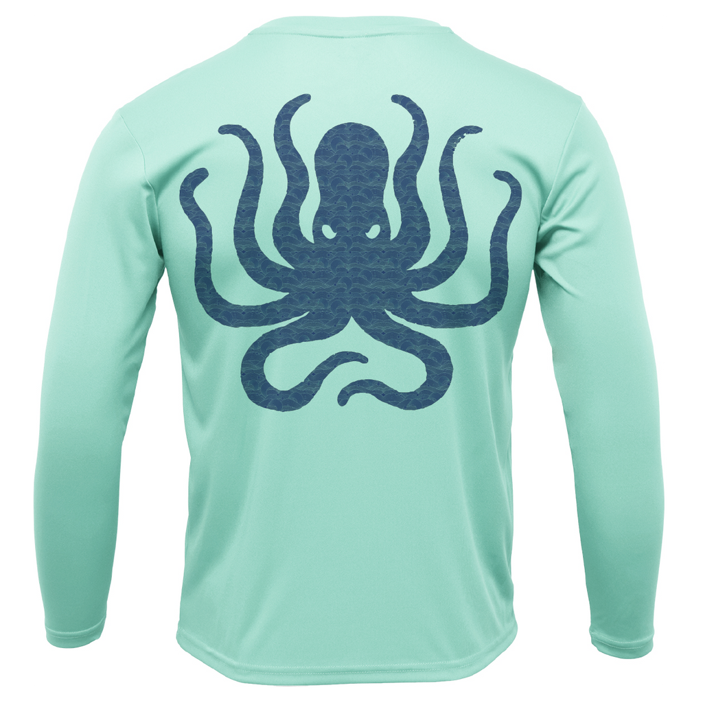 Texas Freshwater Born Kraken Men's Long Sleeve UPF 50+ Dry-Fit Shirt