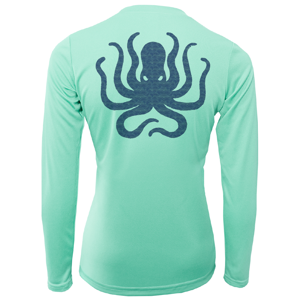Texas Freshwater Born Kraken Women's Long Sleeve UPF 50+ Dry-Fit Shirt