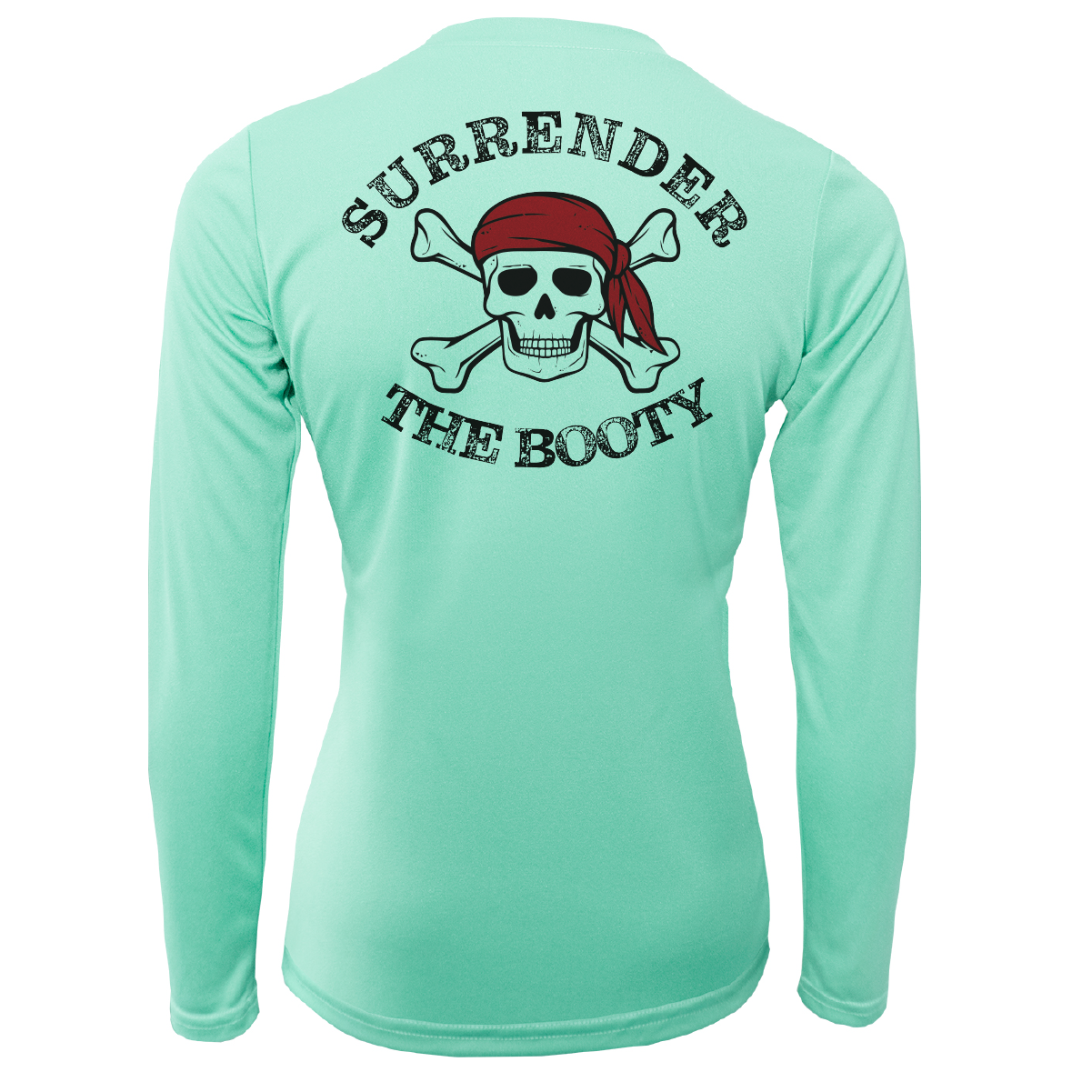 Siesta Key "Surrender The Booty" Women's Long Sleeve UPF 50+ Dry-Fit Shirt