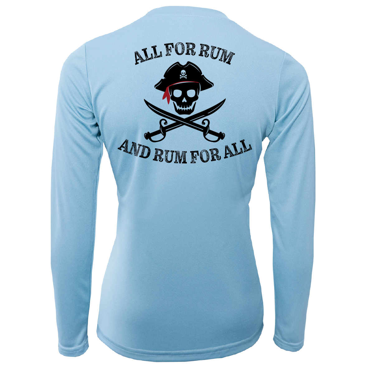 Texas Freshwater Born "All For Rum and Rum For All" Women's Long Sleeve UPF 50+ Dry-Fit Shirt