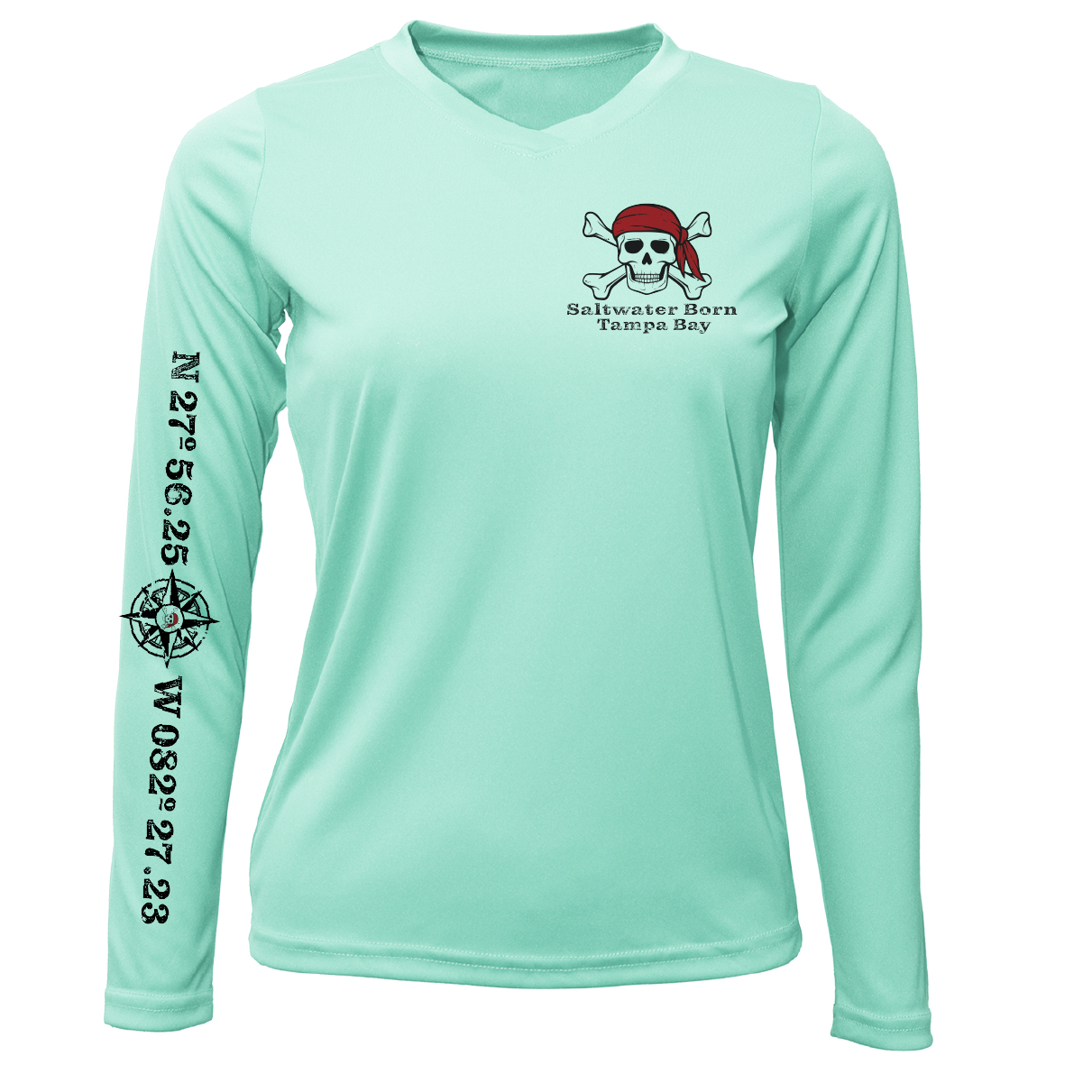 Tampa Bay Blackbeard Women's Long Sleeve UPF 50+ Dry-Fit Shirt
