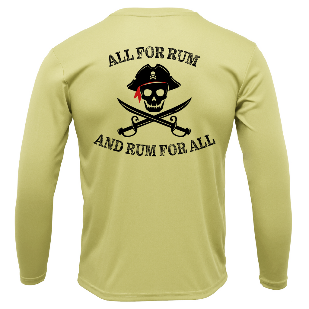 Florida Freshwater Born "All For Rum and Rum For All" Girl's Long Sleeve UPF 50+ Dry-Fit Shirt