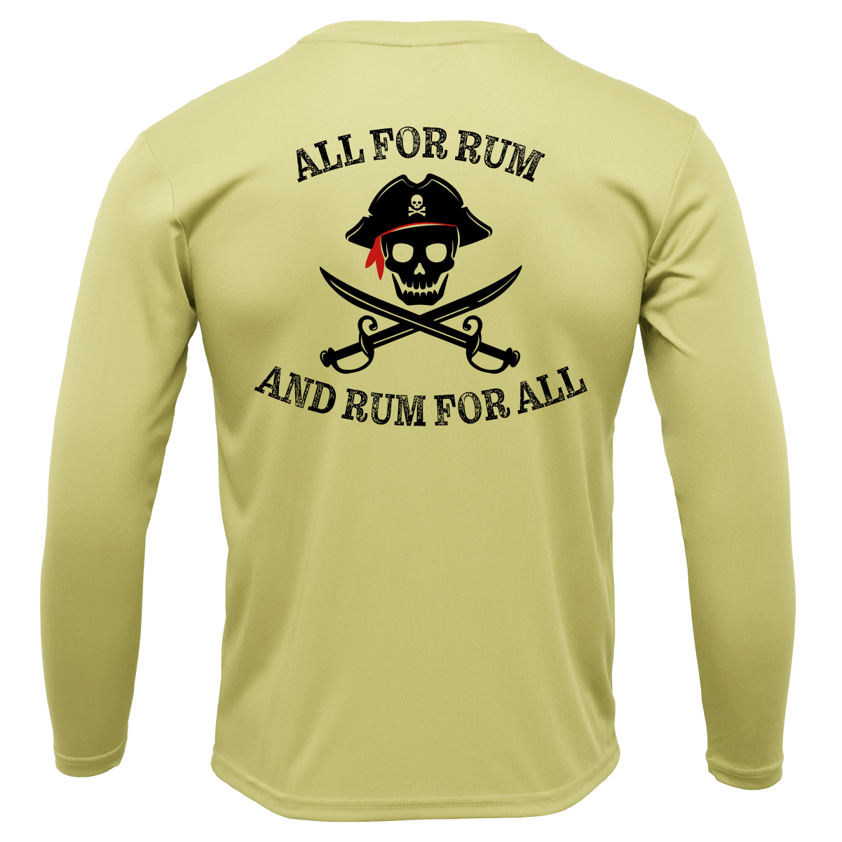Melbourne, Australia "All for Rum and Rum For All" Long Sleeve UPF 50+ Dry-Fit Shirt